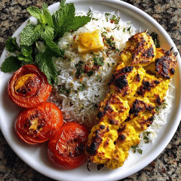 Turkish Chicken Kebab Meal