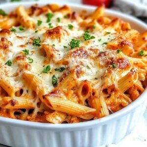 Baked Penne with Chicken and Mushroom
